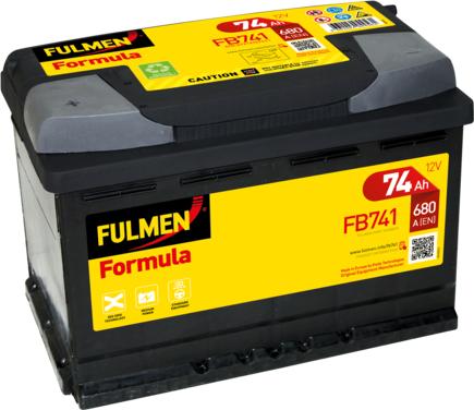 Fulmen FB741 - Стартерная аккумуляторная батарея, АКБ autosila-amz.com