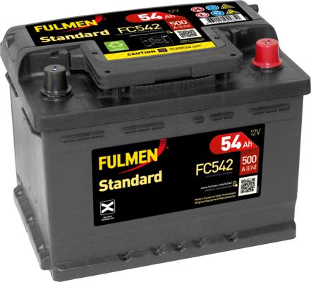 Fulmen FC542 - Стартерная аккумуляторная батарея, АКБ autosila-amz.com