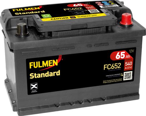 Fulmen FC652 - Стартерная аккумуляторная батарея, АКБ autosila-amz.com