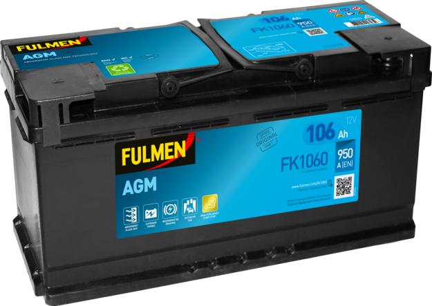 Fulmen FK1060 - Стартерная аккумуляторная батарея, АКБ autosila-amz.com