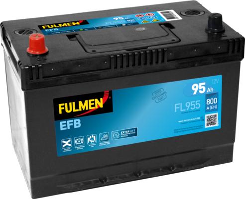 Fulmen FL955 - Стартерная аккумуляторная батарея, АКБ autosila-amz.com