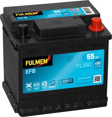 Fulmen FL550 - Стартерная аккумуляторная батарея, АКБ autosila-amz.com