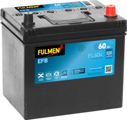 Fulmen FL604 - Стартерная аккумуляторная батарея, АКБ autosila-amz.com