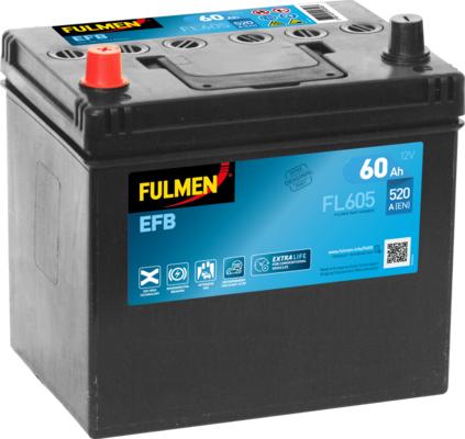 Fulmen FL605 - Стартерная аккумуляторная батарея, АКБ autosila-amz.com