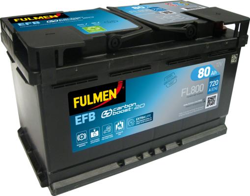 Fulmen FL800 - Стартерная аккумуляторная батарея, АКБ autosila-amz.com