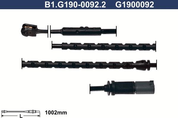 Galfer B1.G190-0092.2 - Сигнализатор, износ тормозных колодок autosila-amz.com