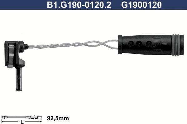 Galfer B1.G190-0120.2 - Сигнализатор, износ тормозных колодок autosila-amz.com