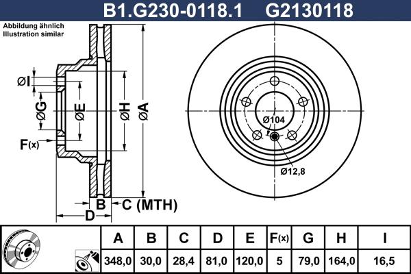 Galfer B1.G230-0118.1 - Тормозной диск autosila-amz.com