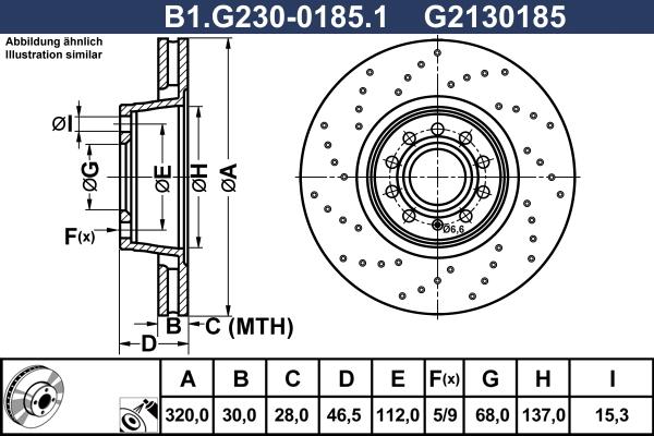 Galfer B1.G230-0185.1 - Тормозной диск autosila-amz.com