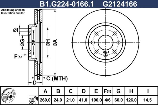 Galfer B1.G224-0166.1 - Тормозной диск autosila-amz.com