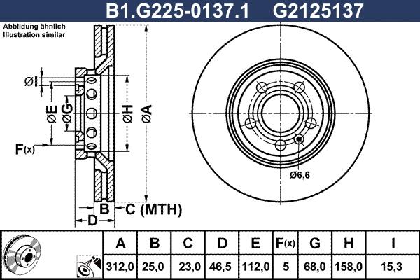 Galfer B1.G225-0137.1 - Тормозной диск autosila-amz.com