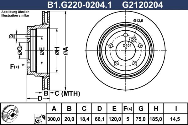 Galfer B1.G220-0204.1 - Тормозной диск autosila-amz.com