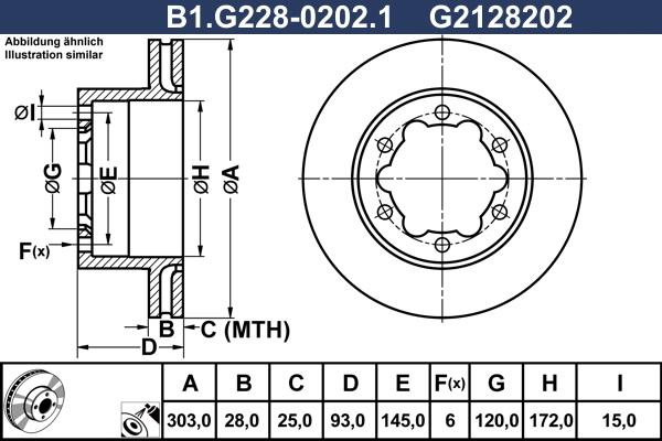 Galfer B1.G228-0202.1 - Тормозной диск autosila-amz.com