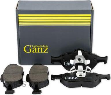 Ganz GIJ09043 - Тормозные колодки, дисковые, комплект autosila-amz.com