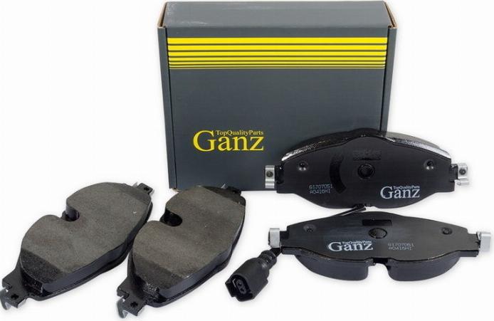 Ganz GIJ07051 - Тормозные колодки, дисковые, комплект autosila-amz.com