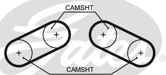 Gates 5526XS - Зубчатый ремень ГРМ autosila-amz.com