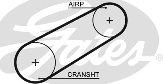 Gates 5095 - Зубчатый ремень ГРМ autosila-amz.com