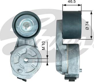 Gates T38729 - Натяжитель, поликлиновый ремень autosila-amz.com
