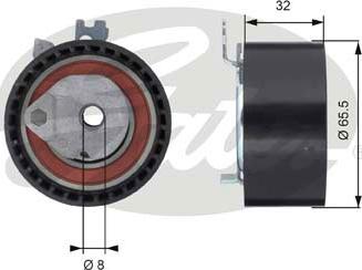 Gates T43064 - Натяжной ролик, зубчатый ремень ГРМ autosila-amz.com