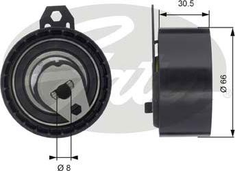 Gates T43034 - Натяжной ролик, зубчатый ремень ГРМ autosila-amz.com