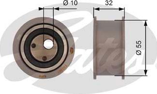 Gates T42041 - Натяжной ролик, зубчатый ремень ГРМ autosila-amz.com