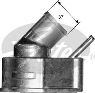 Gates TH14992G1 - Термостат охлаждающей жидкости / корпус autosila-amz.com