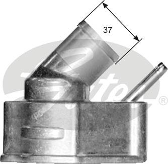 Gates TH14982G1 - Термостат охлаждающей жидкости / корпус autosila-amz.com