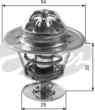 Gates TH11088G1 - Термостат охлаждающей жидкости / корпус autosila-amz.com