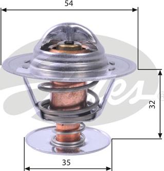 Gates TH11292G1 - Термостат охлаждающей жидкости / корпус autosila-amz.com