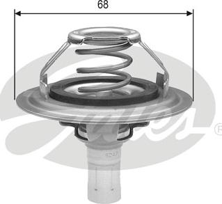 Gates TH23080G1 - Термостат охлаждающей жидкости / корпус autosila-amz.com