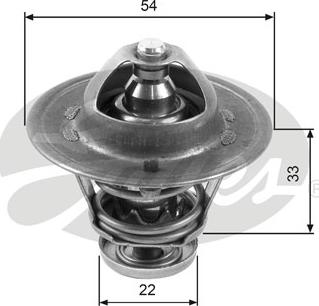 Gates TH22285G1 - Термостат охлаждающей жидкости / корпус autosila-amz.com