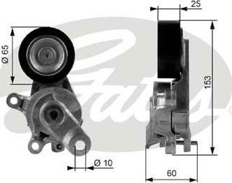 GATES-AU 38209 - Натяжитель, поликлиновый ремень autosila-amz.com