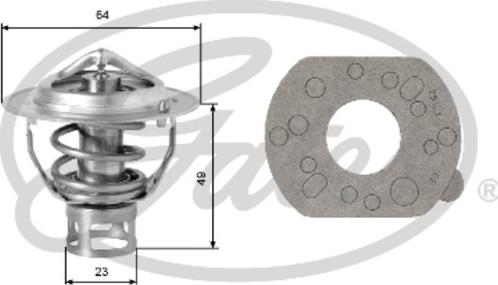 GATES-AU TH04077G1 - Термостат охлаждающей жидкости / корпус autosila-amz.com