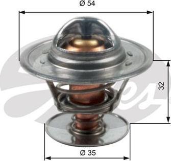 GATES-AU TH13684G1 - Термостат охлаждающей жидкости / корпус autosila-amz.com