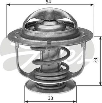 GATES-AU TH30888G1 - Термостат охлаждающей жидкости / корпус autosila-amz.com