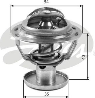 GATES-AU TH32387G1 - Термостат охлаждающей жидкости / корпус autosila-amz.com