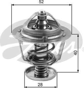 GATES-AU TH24782G1 - Термостат охлаждающей жидкости / корпус autosila-amz.com