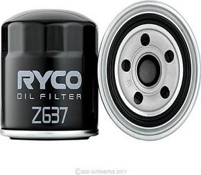 GCG Turbos Australia RY-Z637 - Масляный фильтр autosila-amz.com