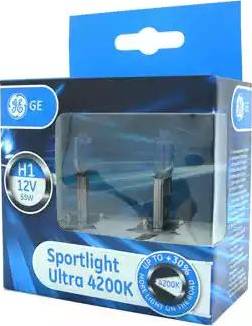 GE 90900 - Лампа GE 12V H1 Sportlight ultra, 55W, тип 50310SBU autosila-amz.com