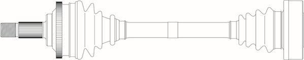 General Ricambi AR3033 - Приводной вал autosila-amz.com