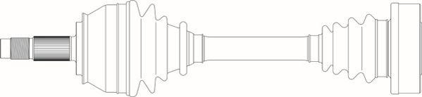 General Ricambi AR3073 - Приводной вал autosila-amz.com