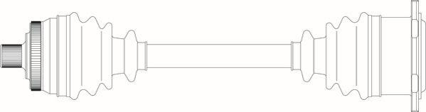 General Ricambi AU3330 - Приводной вал autosila-amz.com