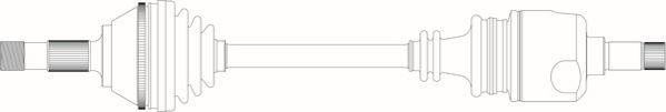 General Ricambi PE3147 - Приводной вал autosila-amz.com