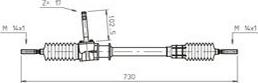 General Ricambi FI4001 - Рулевой механизм, рейка autosila-amz.com