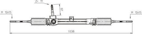 General Ricambi FI4114 - Рулевой механизм, рейка autosila-amz.com