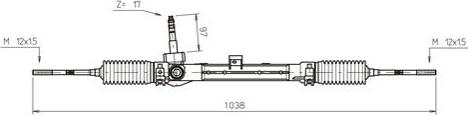 General Ricambi FI4113 - Рулевой механизм, рейка autosila-amz.com