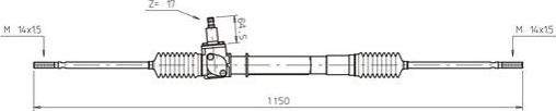 General Ricambi LA4005 - Рулевой механизм, рейка autosila-amz.com