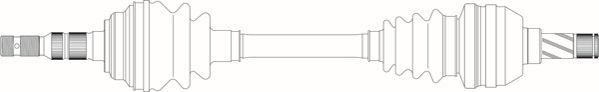 General Ricambi OP3200 - Приводной вал autosila-amz.com