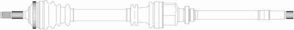 General Ricambi PE3188 - Приводной вал autosila-amz.com