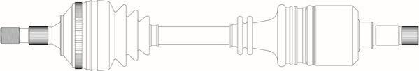 General Ricambi PE3183 - Приводной вал autosila-amz.com